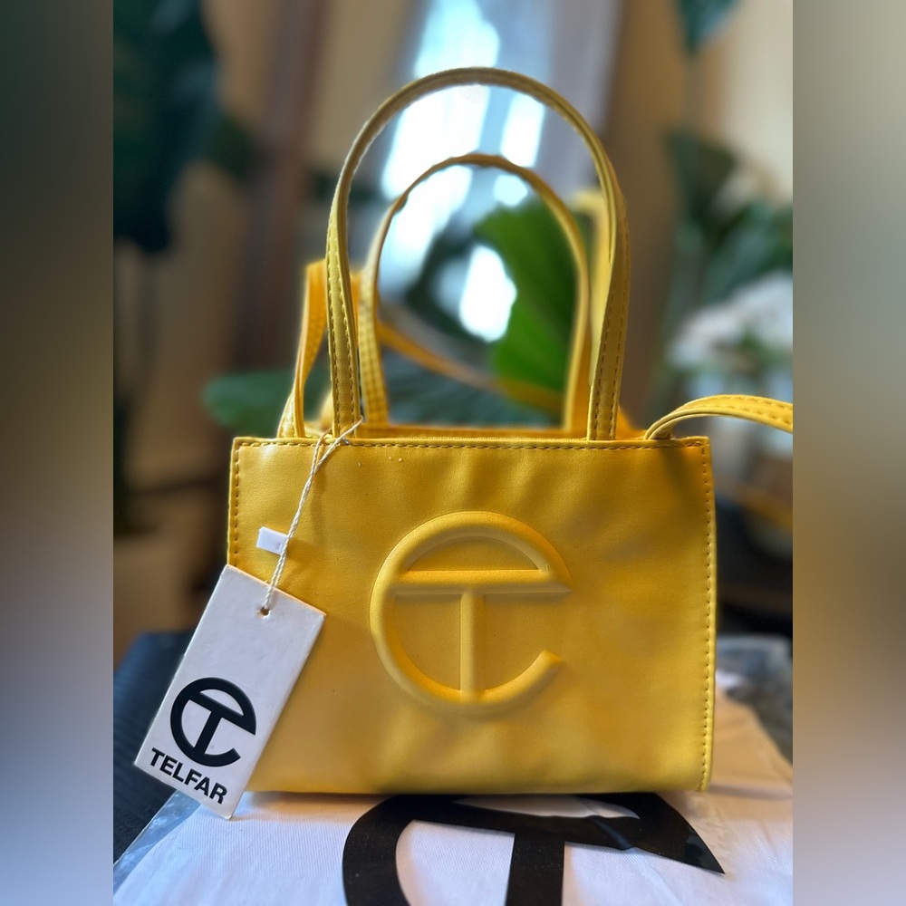 Small Yellow Telfar bag